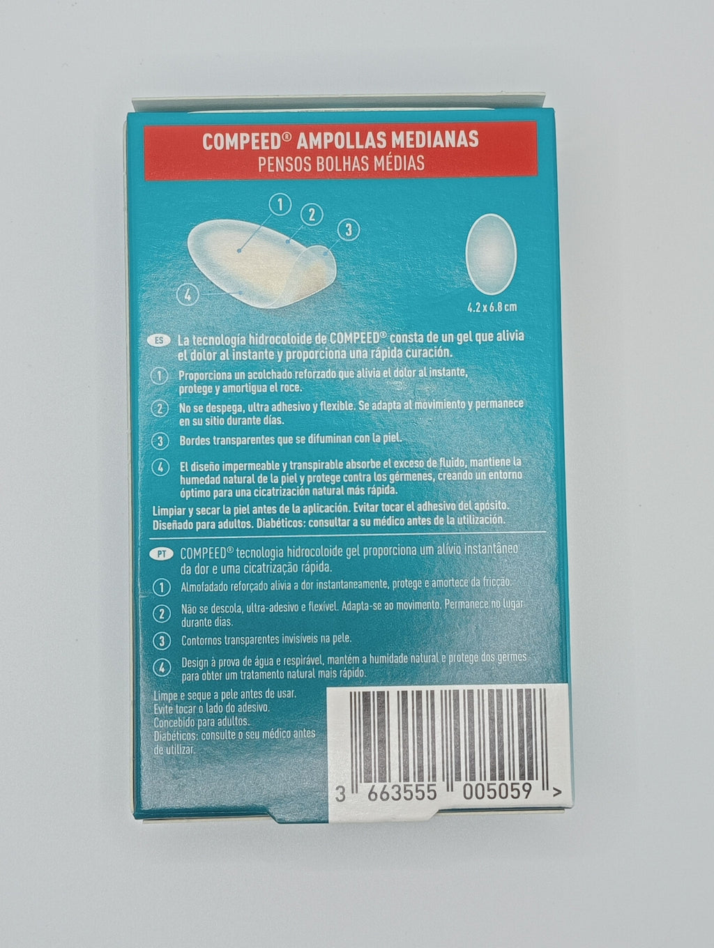 COMPEED MEDIUM BLISTERS SAVINGS PACK OF 10 UNITS