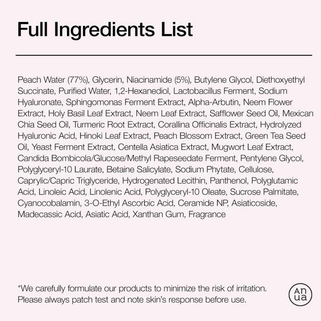Anua - Sérum facial Peach 70% Niacin Serum hidratante iluminador con 5% niacinamida y PeachNia+™ para piel seca y madura, minimiza poros y arrugas, 30 ml