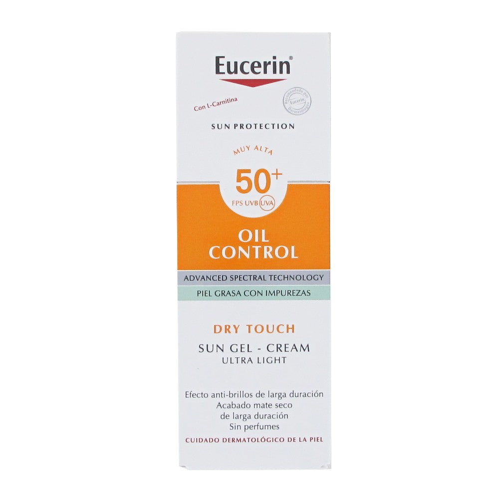 Eucerin Oil Control Dry Touch Sun Gel-Cream SPF 50+ (200 ml)