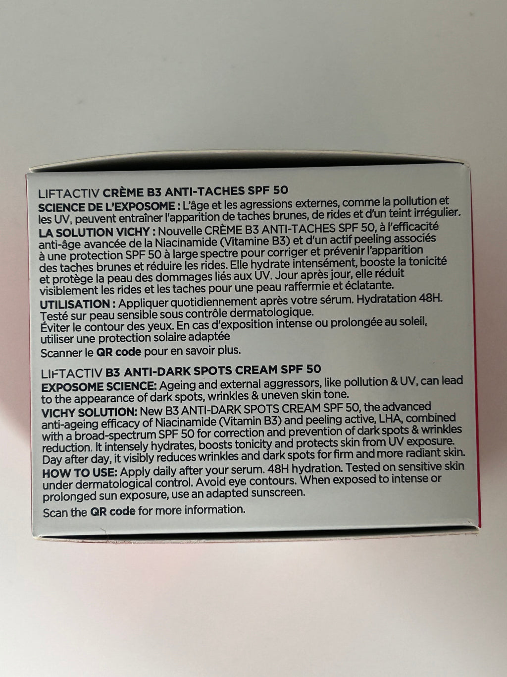 VICHY - LIFTACTIV B3 ANTI-DARK SPOTS CREAM SPF50 50 ML