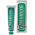 Marvis - Pasta de dientes Classic Strong Mint 85 ml para cuidado bucal intensivo con menta piperita pura, frescor ártico duradero y protección contra caries con flúor + xilitol