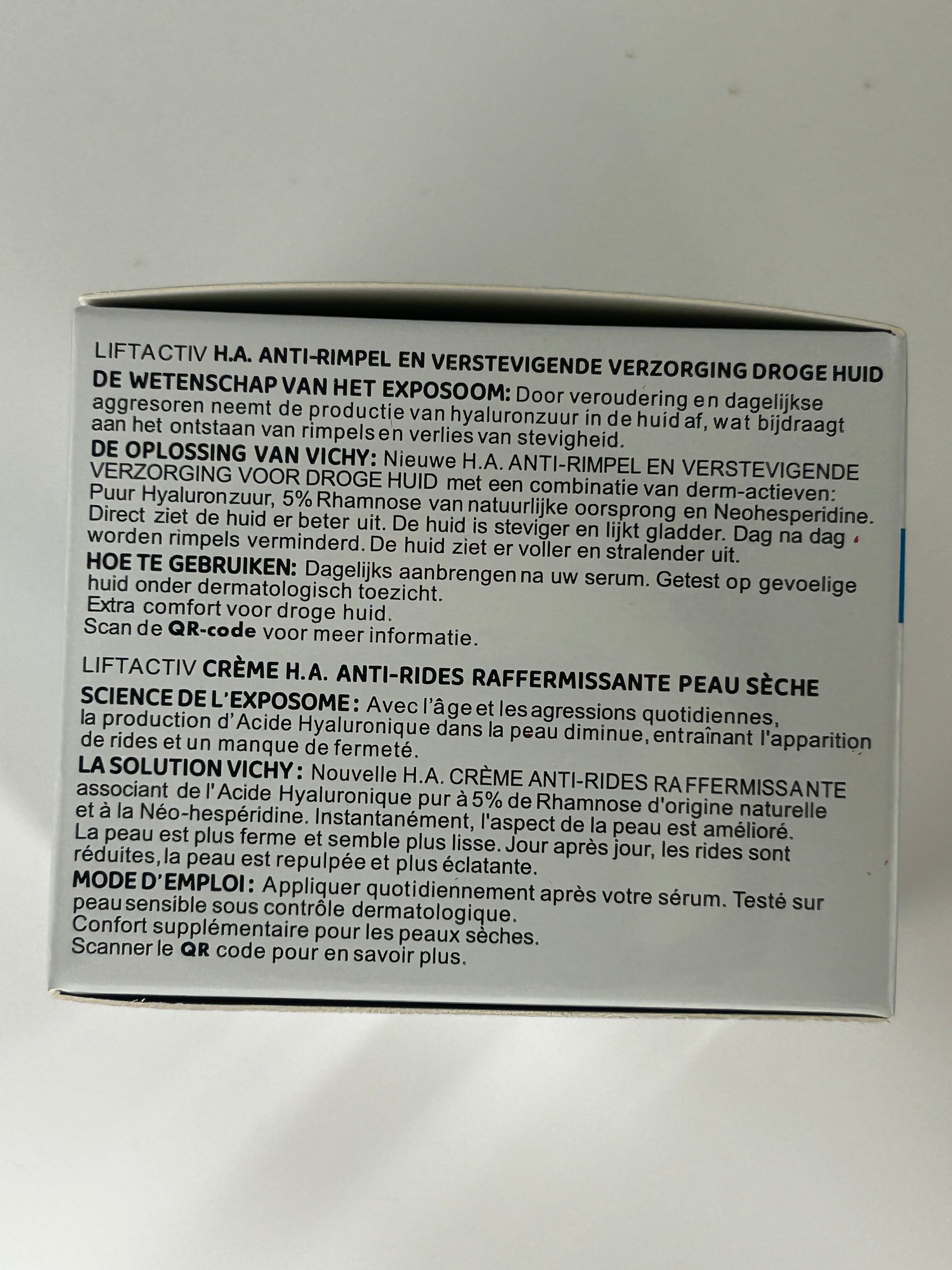 VICHY - LIFTACTIV CREME H.A.ANTI-RIDE RAF. AC HY DAY 50 ML