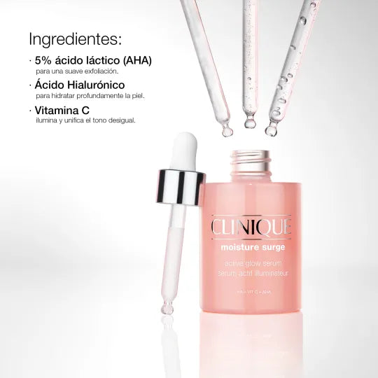 CLINIQUE MOISTURE SURGE ACTIVE GLOW SERUM ACTIF ILLUMINATEUR 50ML