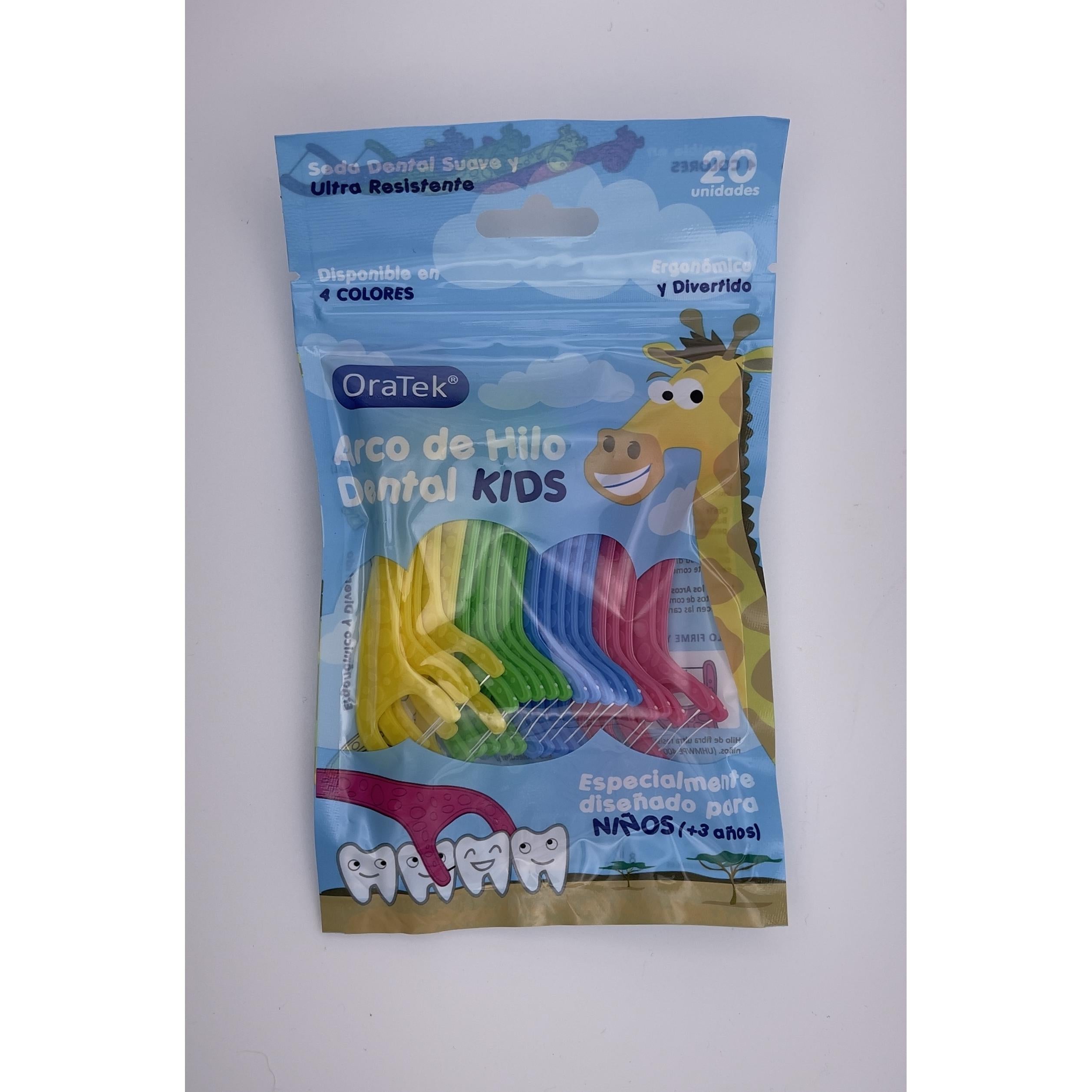 Arco de Hilo Dental Oratek para Niños en Bolsa de 20 Unidades