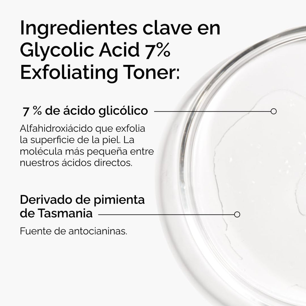 The Ordinary - Tónico exfoliante con ácido glicólico 7 %  (240ML)