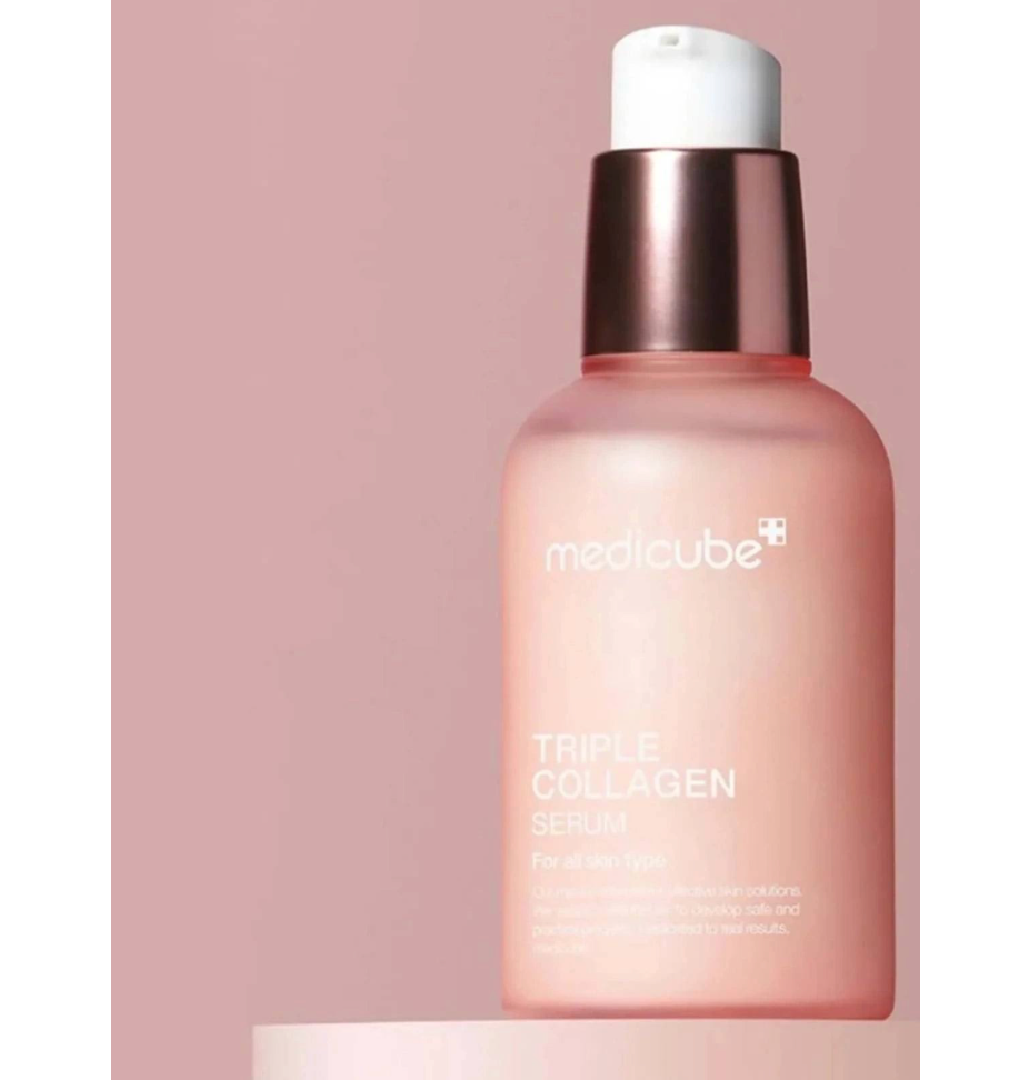Serum Facial Triple Colágeno 55 ml con Colágeno Hidrolizado, Atelocolágeno y Soluble para Elasticidad, Hidratación Profunda y Glow Rejuvenecedor en Todos los Tipos de Piel