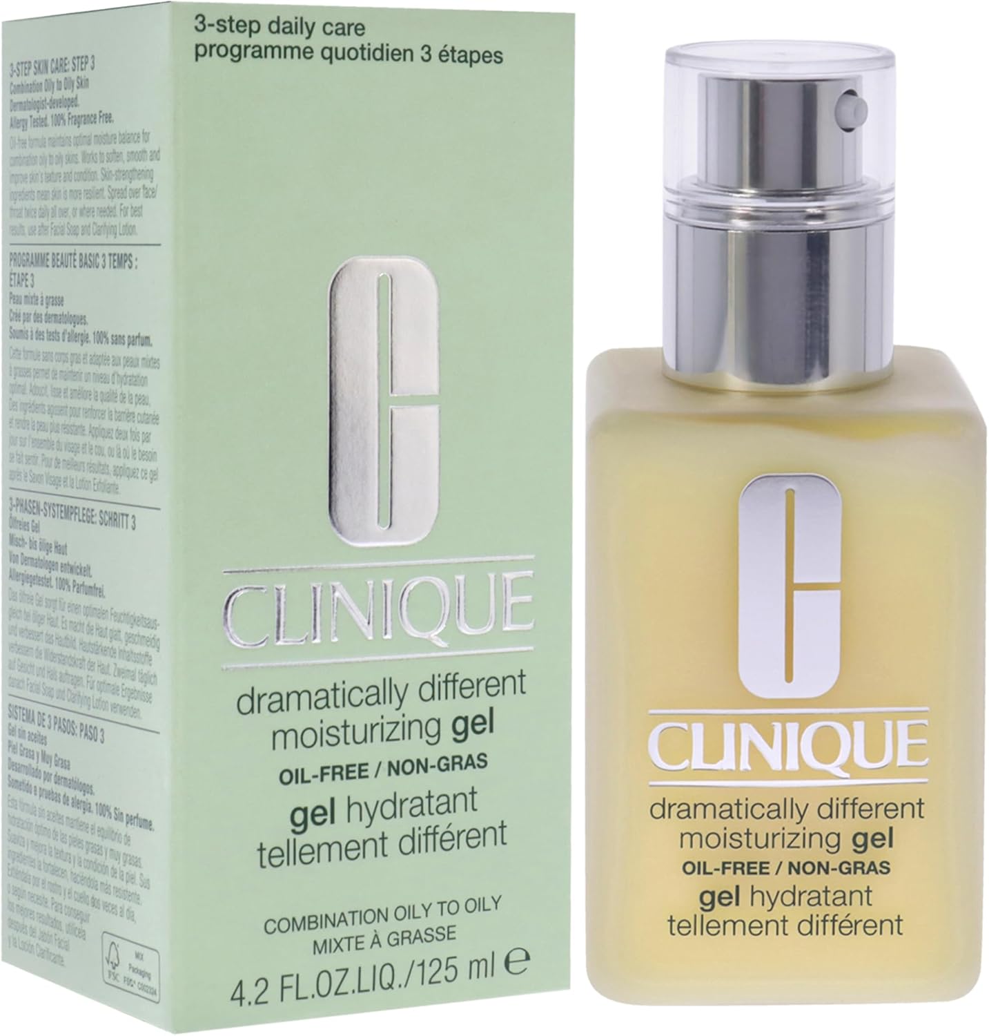 CLINIQUE DRAMATICALLY DIFERENT MOISTURING GEL WITH PUMP 125ML