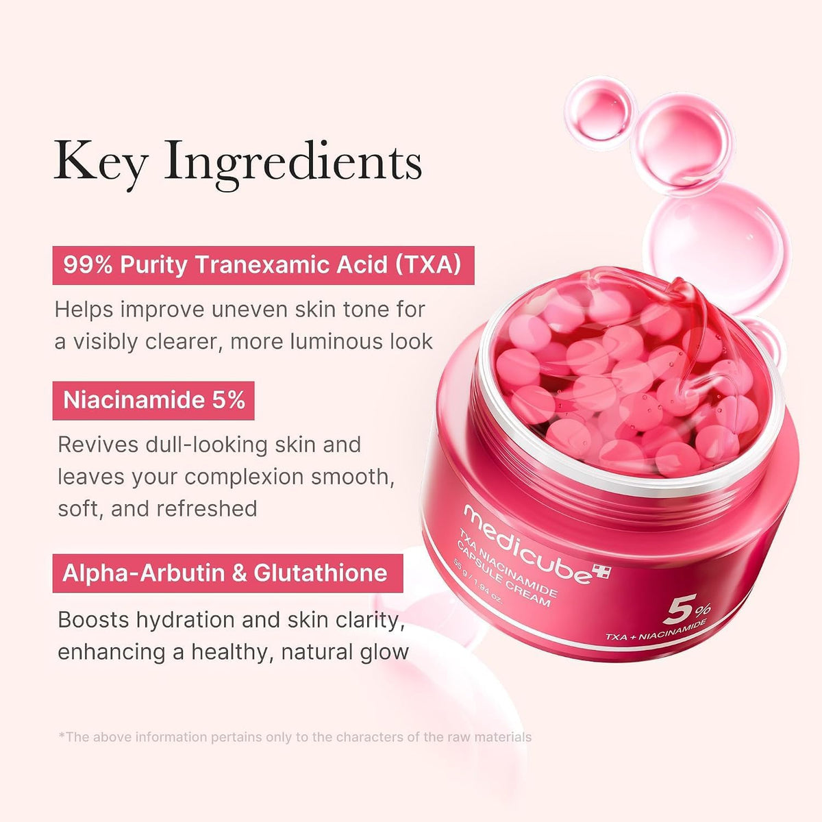 Medicube - TXA Niacinamide Capsule Cream 55 g