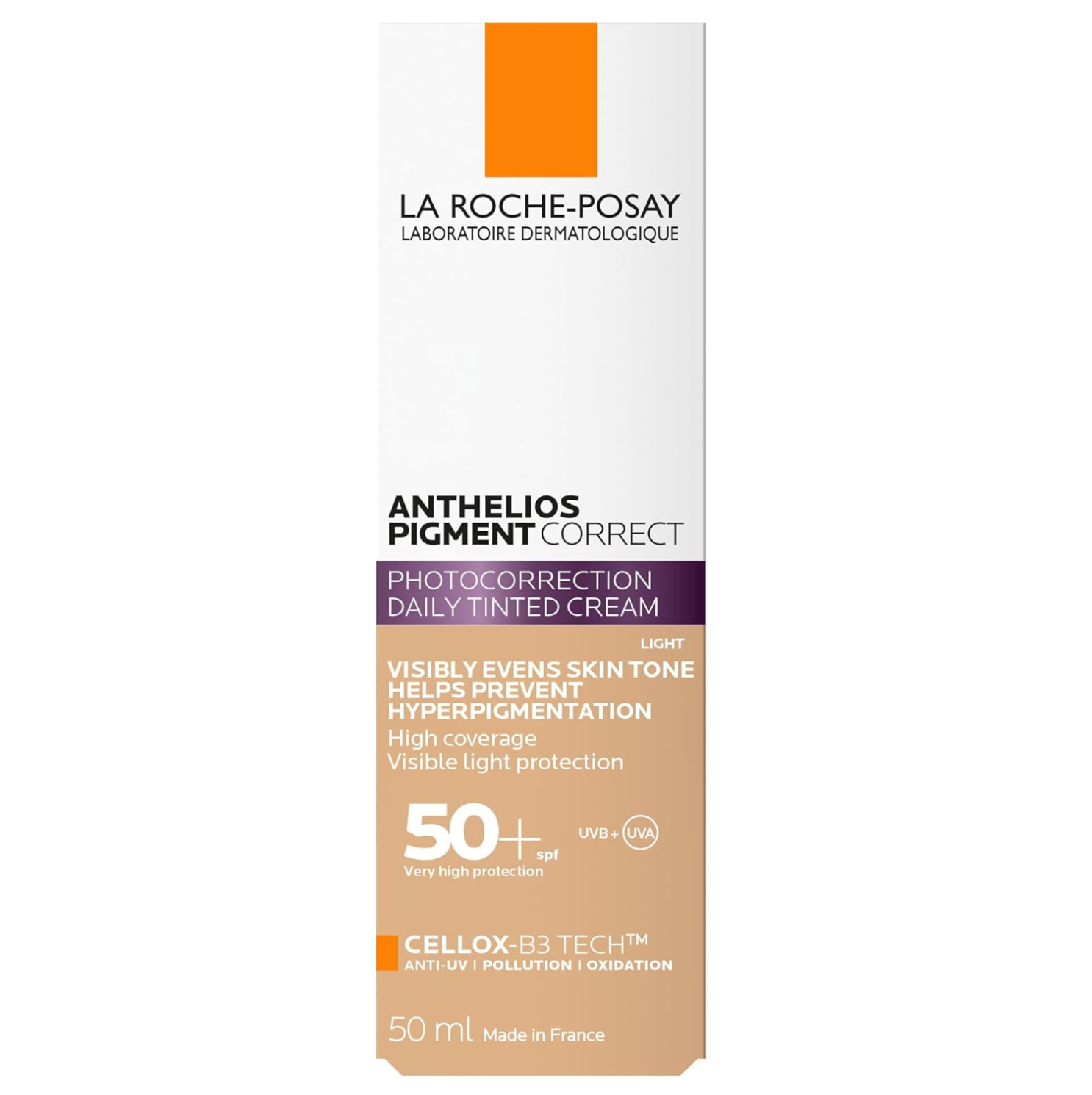 LA ROCHE-POSAY - Crema ANTHELIOS PIGMENT CORRECT MEDIUM SPF 50+