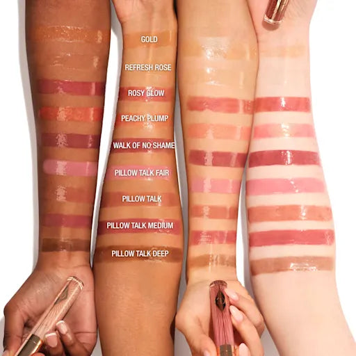 CHARLOTTE TILBURY - PILLOW TALK MEDIUM 7.9ML  Brillo Labial Rosa Frambuesa – Efecto Volumen y Luminosidad