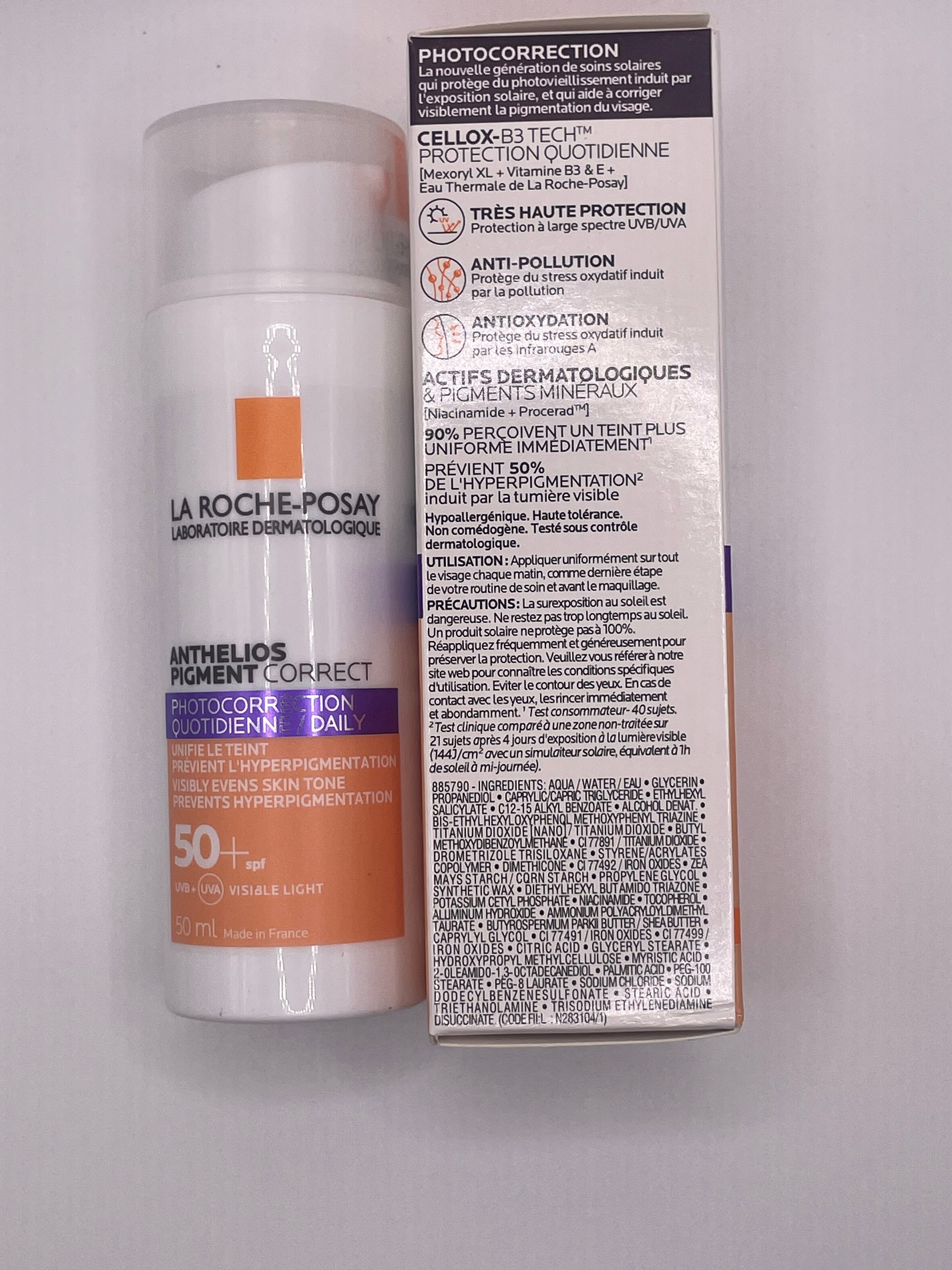 LA ROCHE-POSAY - Crema ANTHELIOS PIGMENT CORRECT MEDIUM SPF 50+