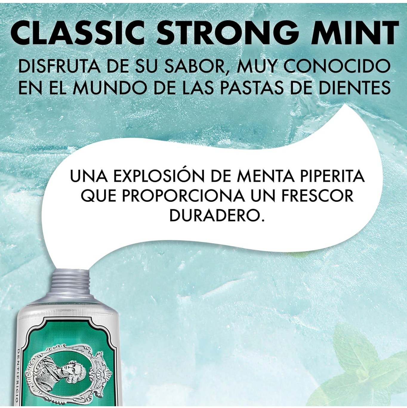 Marvis (3 UNIDADES) Pasta de dientes Classic Strong Mint 85 ml para cuidado bucal intensivo con menta piperita pura, frescor ártico duradero y protección contra caries con flúor + xilitol