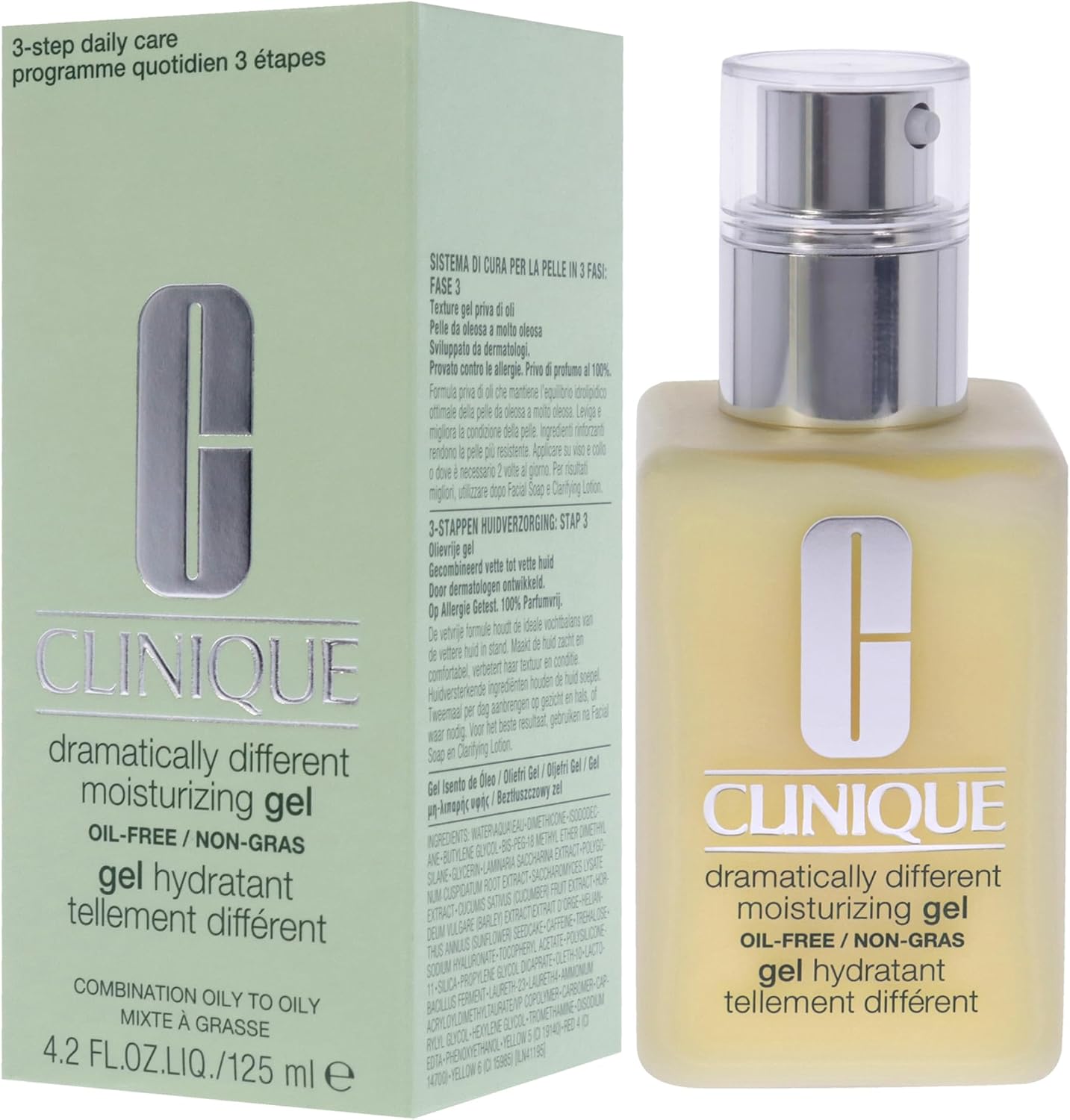 CLINIQUE DRAMATICALLY DIFERENT MOISTURING GEL WITH PUMP 125ML