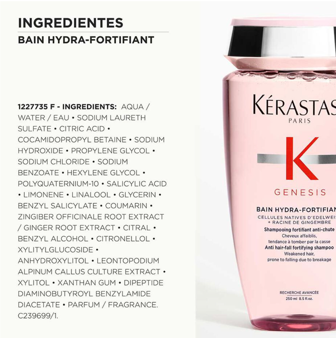 Kérastase - Genesis - CHAMPÚ BAIN HYDRA-FORTIFIANT 250 ML