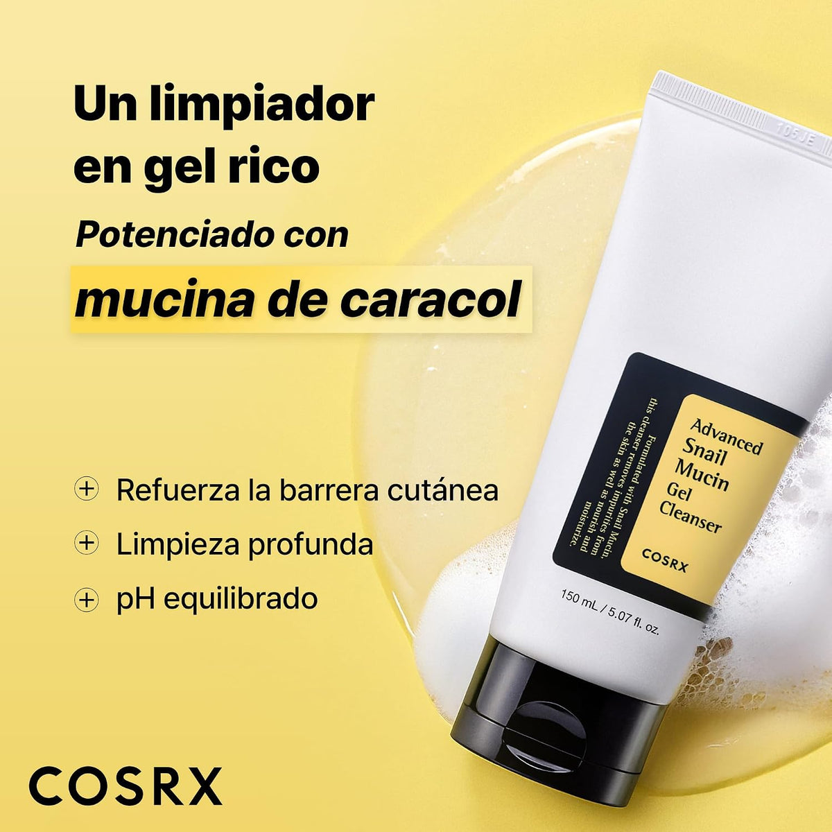 COSRX ADVANCED SNAIL MUCIN GEL CLEANSER 150ML