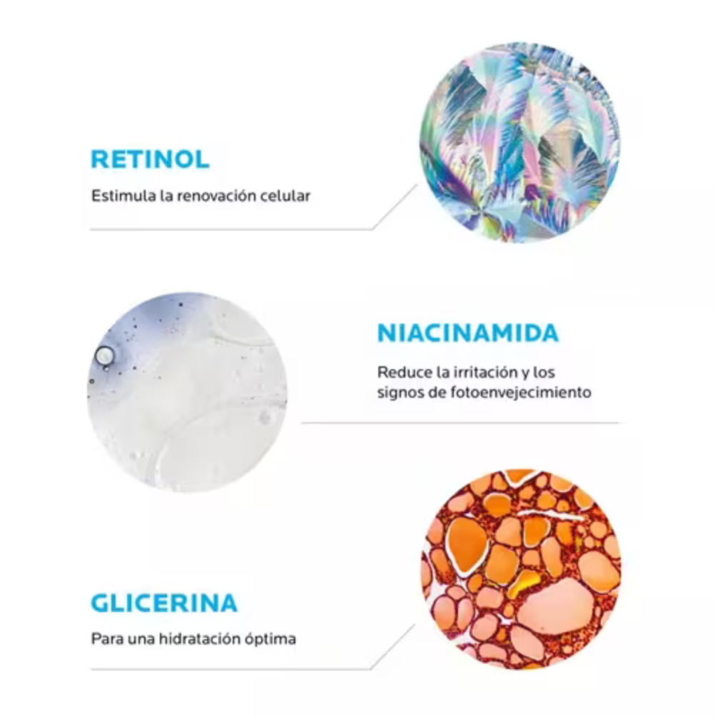 La Roche-Posay - Sérum Retinol B3 facial antiedad con retinol y vitamina B3 para piel sensible, recomendado por dermatólogos, mejora luminosidad, tono uniforme y reduce arruga