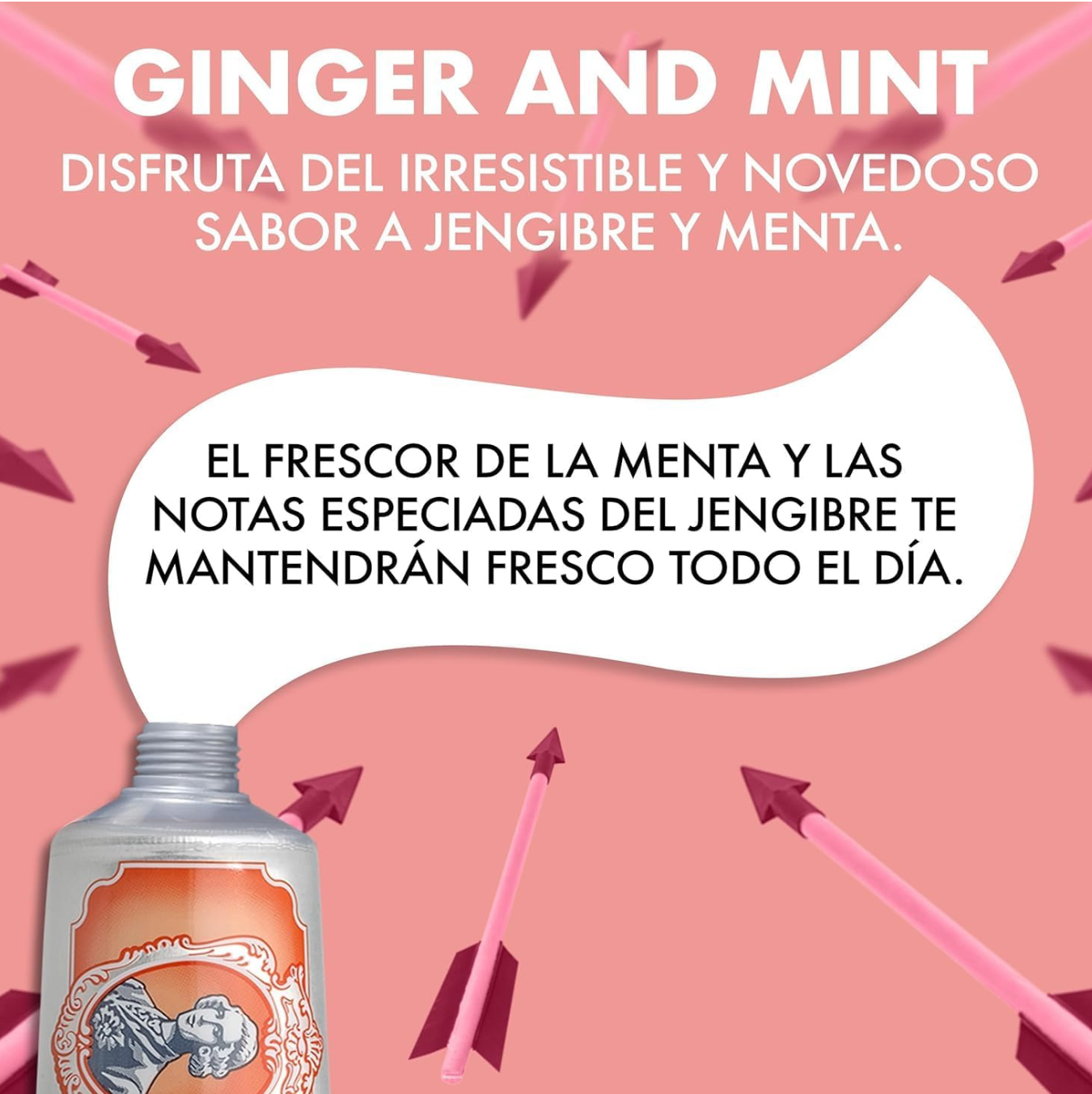 Marvis (3 UNIDADES)  Pasta de dientes Ginger Mint 85 ml para cuidado bucal avanzado, con flúor y xilitol anticaries, fórmula vegana sin conservantes y textura cremosa refrescante