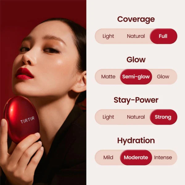 TIRTIR - Base de maquillaje cushion Mask Fit Red 23N SAND 18g