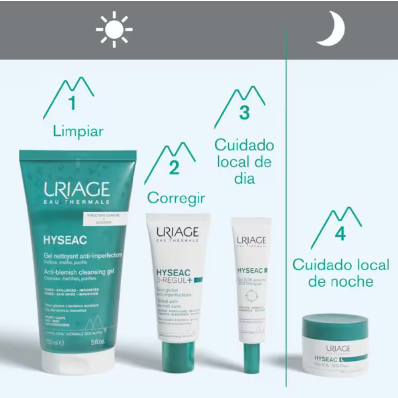 URIAGE - HYSÉAC CREMA LIMPIADOR 150 ML