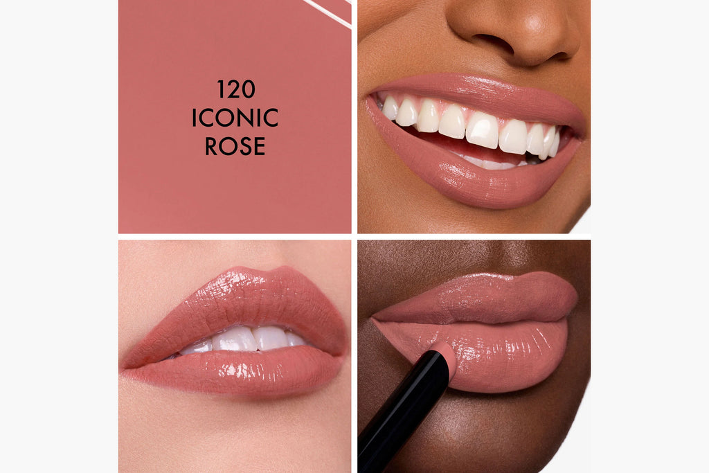 Dior - Barra de labios Rouge Dior On Stage 120 Iconic Rose Shine 2.2G