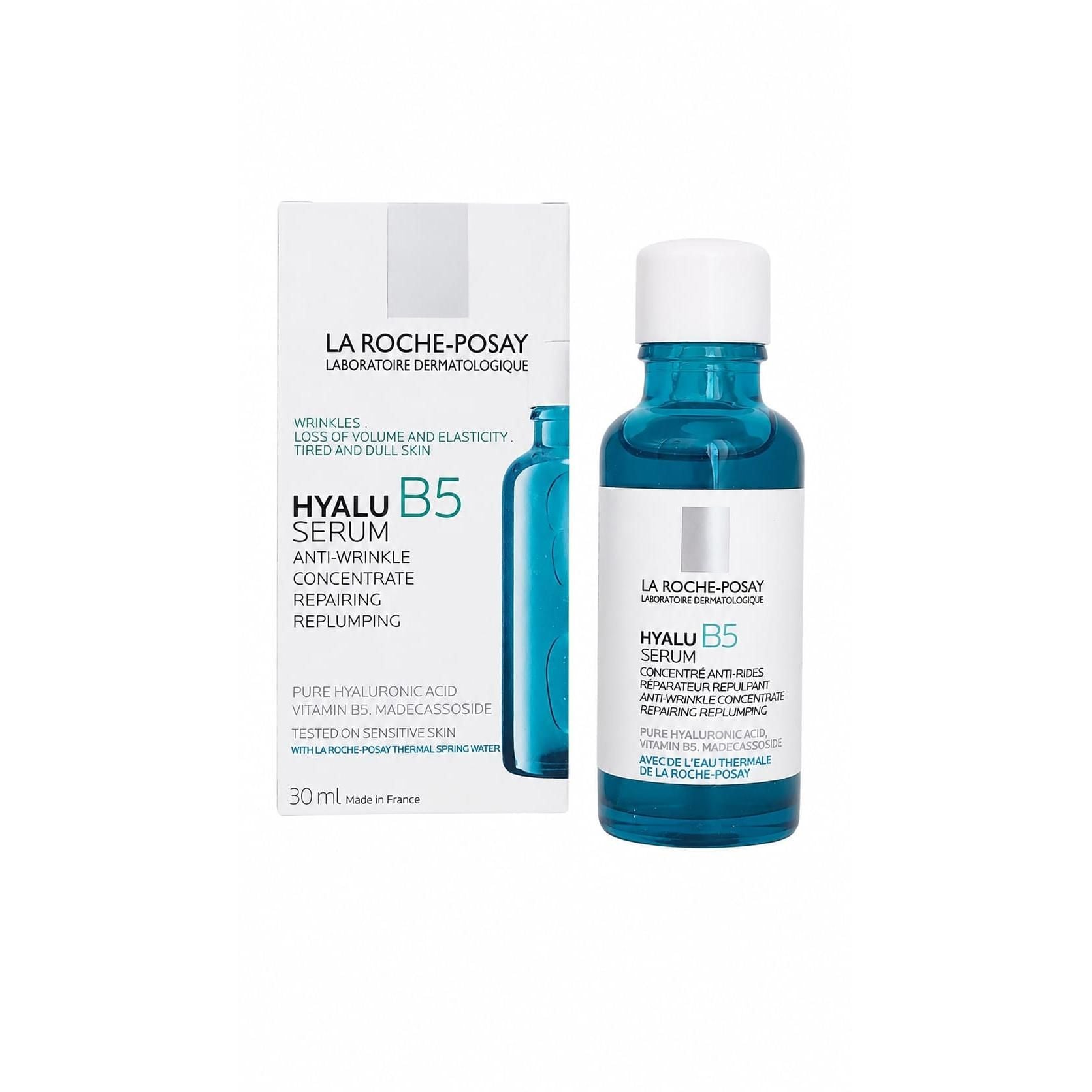 La Roche-Posay - Sérum HYALU B5 facial antiarrugas con ácido hialurónico 10% y vitamina B5, rellenador instantáneo