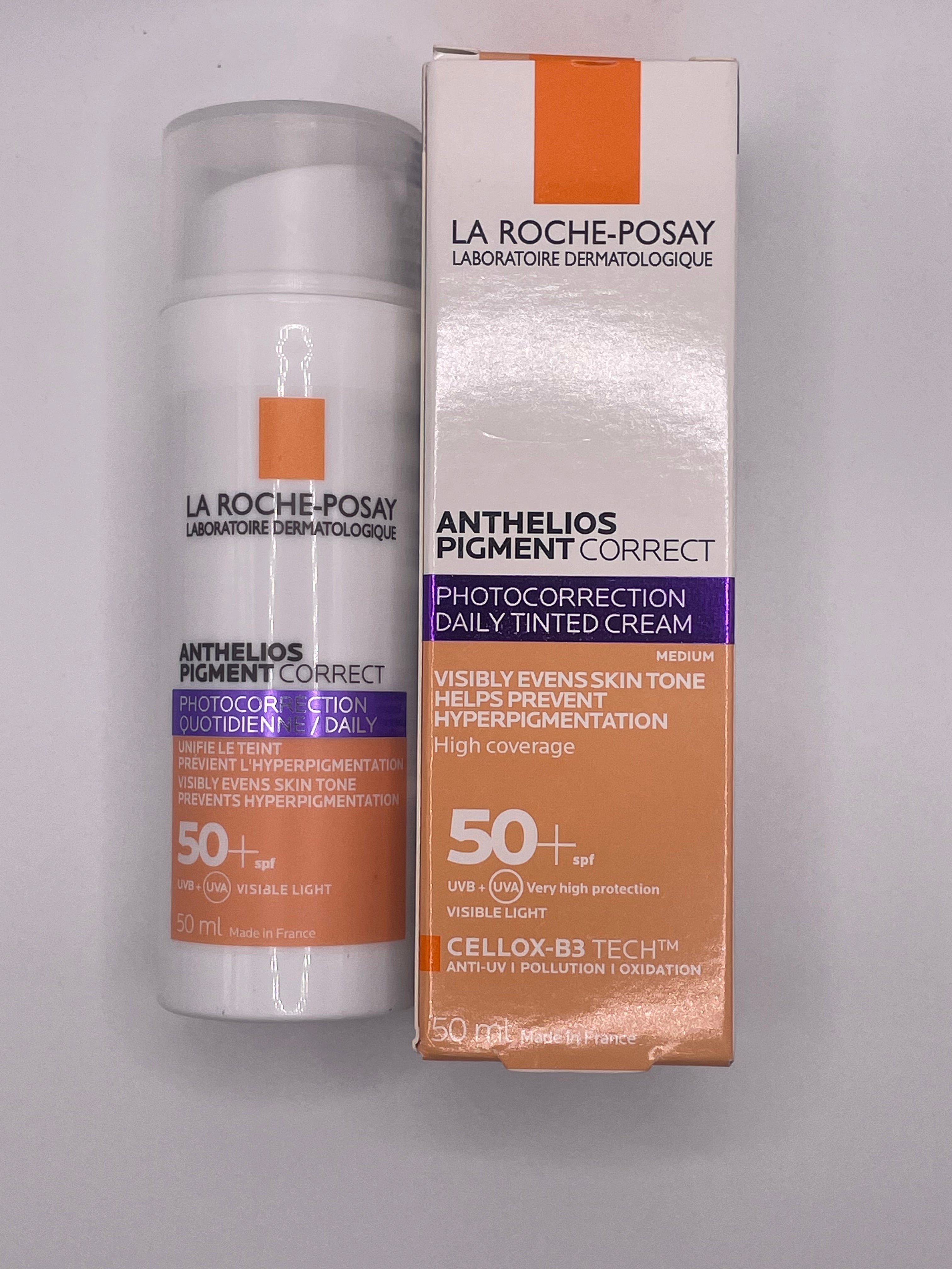 LA ROCHE-POSAY - Crema ANTHELIOS PIGMENT CORRECT MEDIUM SPF 50+
