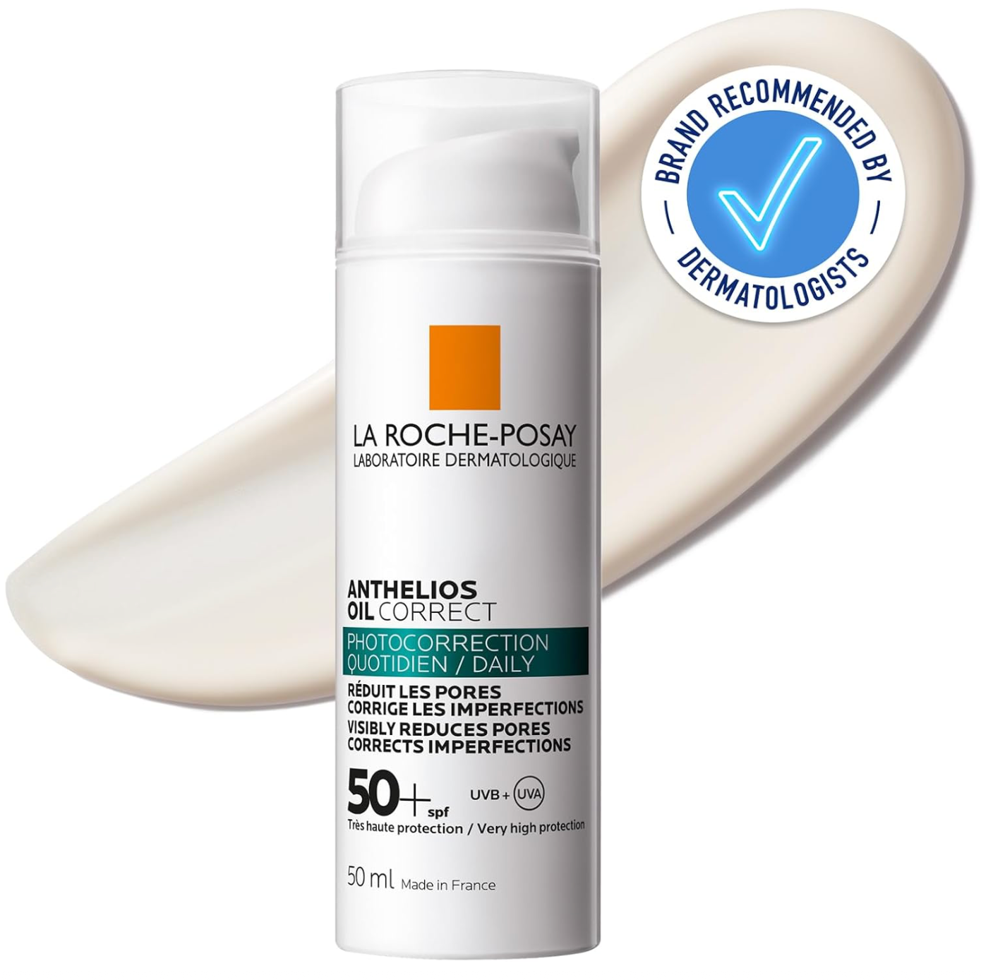 LA ROCHE-POSAY - Crema ANTHELIOS OIL CORRECT SPF 50+