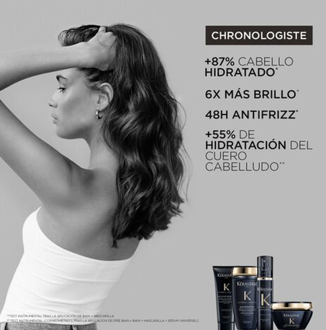 Product name Kérastase - Chronologiste - Trio: Champú Bain Régénérant (250 ml) + Mascarilla 	Masque tense Régénérant (20	0 ml) + Huile de Parfum (75 ml)