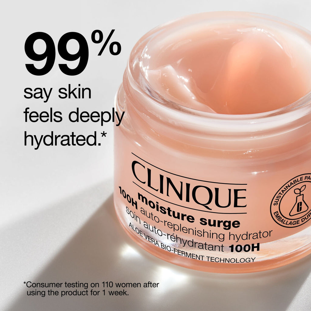 CLINIQUE MOISTURE SURGE 100H AUTO REPLENISHING HYDRATOR ALOE VERA BIO FERMENT TECHNOLOGY 125ML