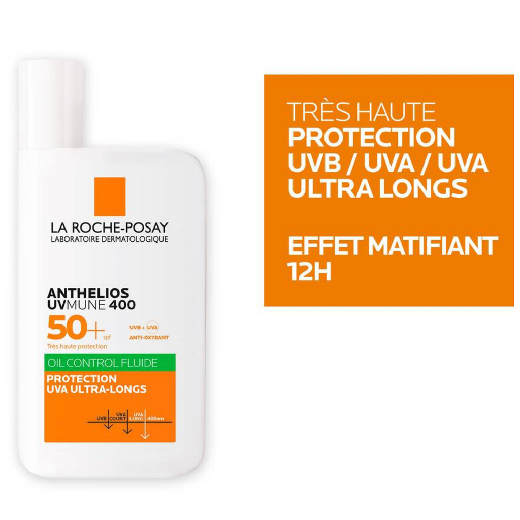 LA ROCHE-POSAY - Anthelios Fluide Oil Control UVMune 400 con Perfume SPF 50+