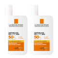(2 UNIDADES) Anthelios UVMune 400 Crema Solar Fluida Invisible Sin Perfume SPF 50+  (2x50ml)