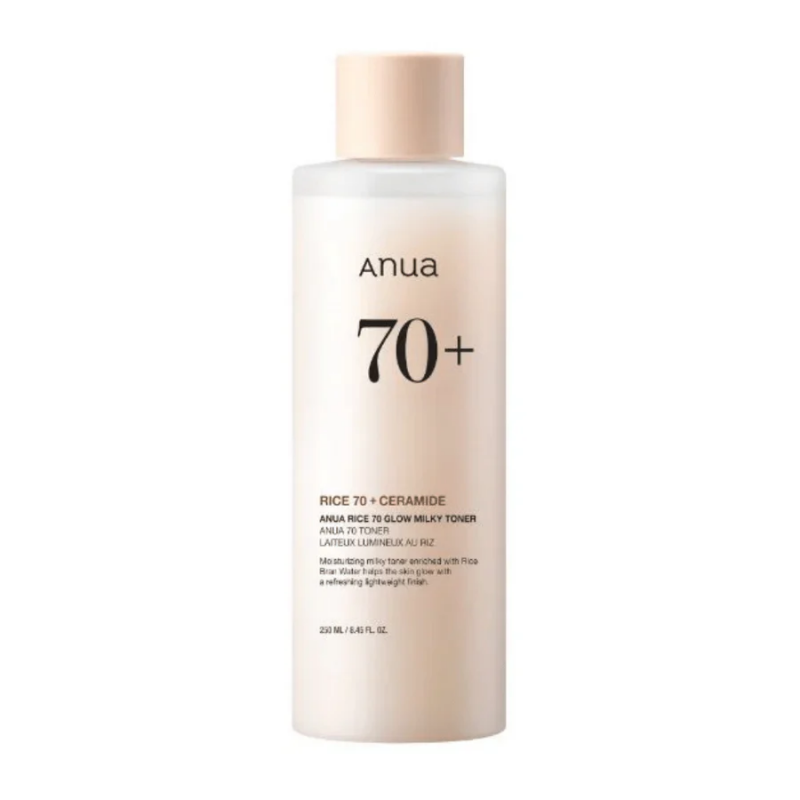 Anua - Tónico facial Rice 70+ Ceramide Milk Toner 250