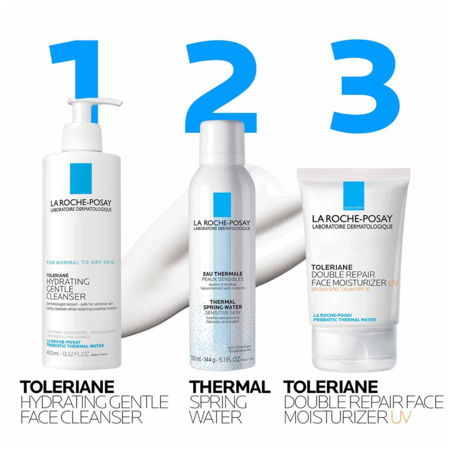 LA ROCHE-POSAY - TOLERIANE DOUBLE REPAIR FACE MOISTURIZER UV 100ML