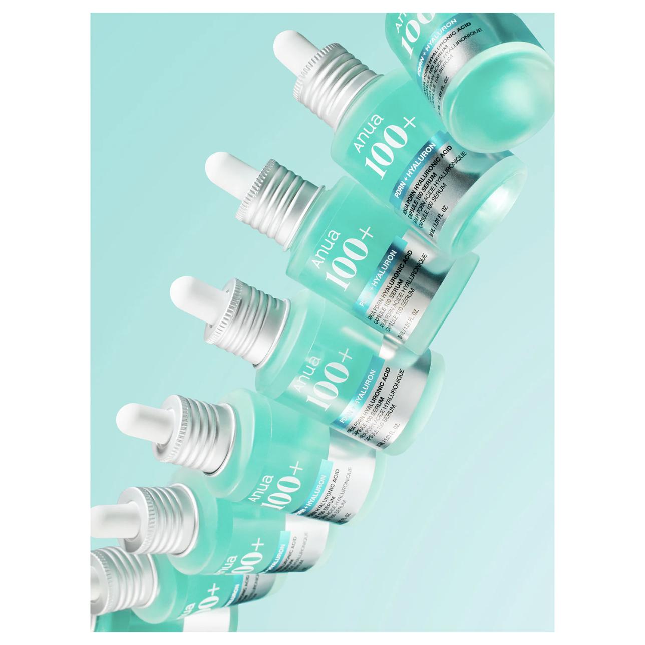 ANUA - PDRN Hyaluronic Acid Capsule 100 Serum - Sérum hidratante con ácido hialurónico, 30 ml
