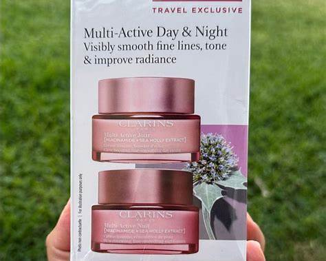 Clarins - Set tratamiento antiedad Multi-Active para piel de 30+  2 Unidades 50ml