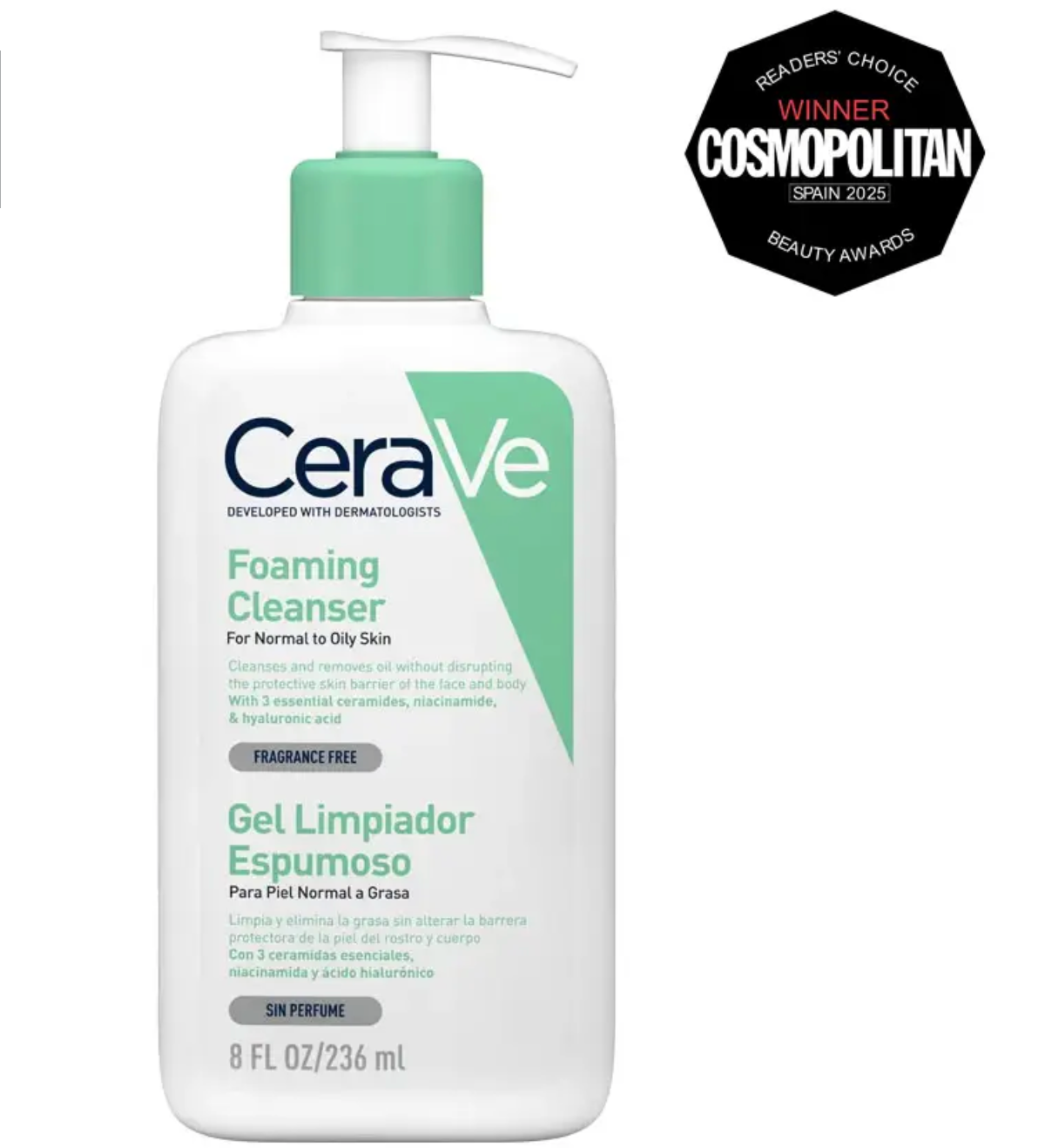 CERAVE - FOAMING CLEANSER 236 ML
