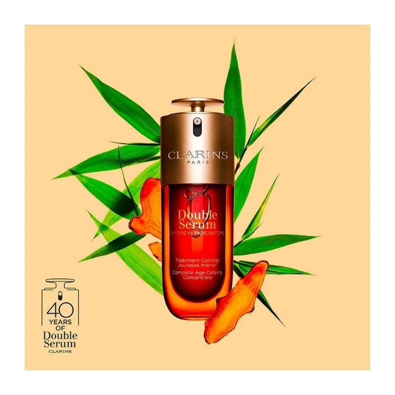Clarins - Cofre Doble Sérum Anti-Edad 50ml Reafirmante para rostro y contorno de ojos 20ml