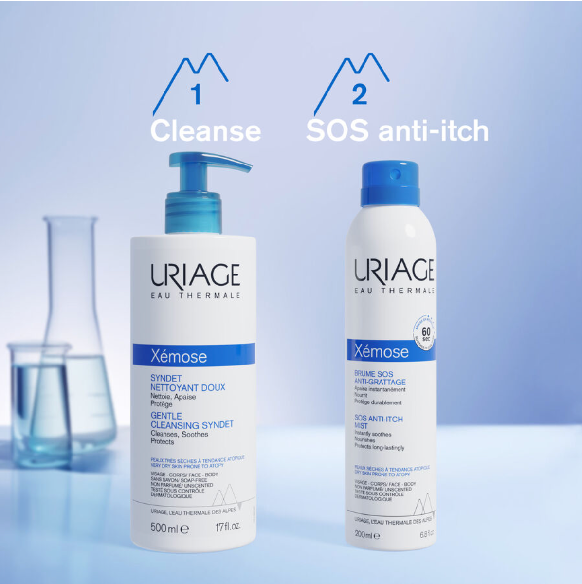 URIAGE - XEMOSE SYNDET GEL LIMPIADOR SUAVE 500 ML