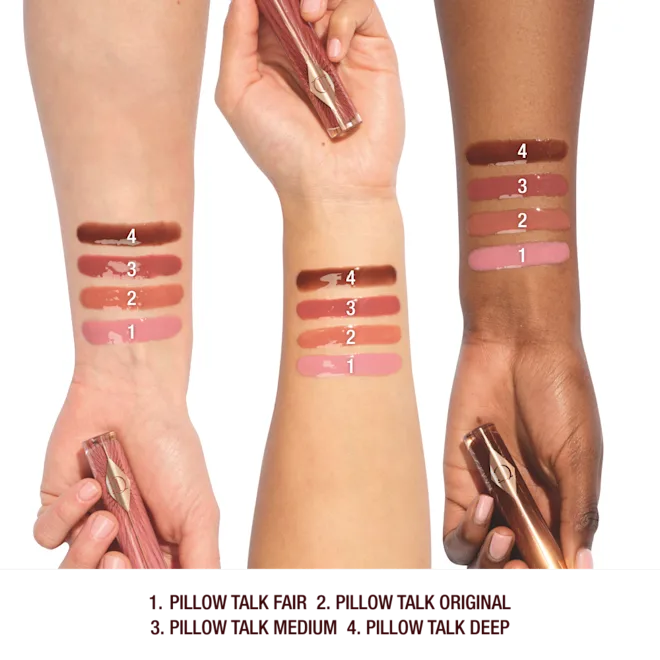 CHARLOTTE TILBURY - PILLOW TALK MEDIUM 7.9ML  Brillo Labial Rosa Frambuesa – Efecto Volumen y Luminosidad