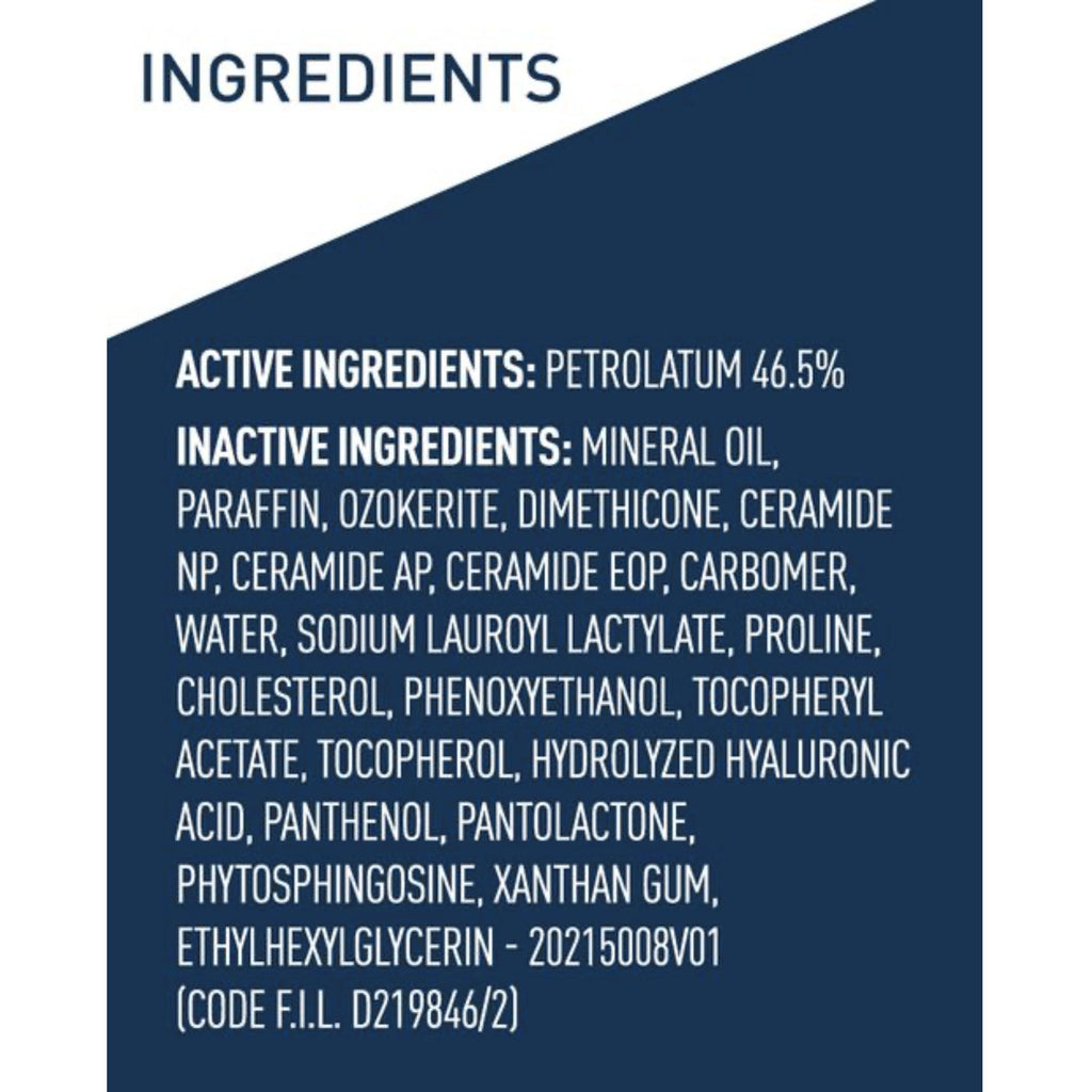 CeraVe - Ungüento Curativo 50 ml para Piel Muy Seca, Irritada y Sensible, con Petrolato, Hidratación Intensa sin Sensación Grasa,